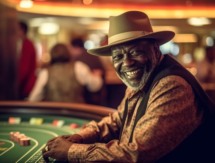 Pengguna menikmati live casino melalui smartphone dengan tampilan responsif